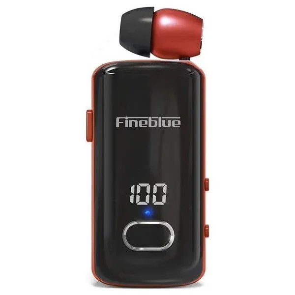 Fineblue F580 Makaralı Mavi Kulak İçi Bluetooth Kulaklik - Görsel 4