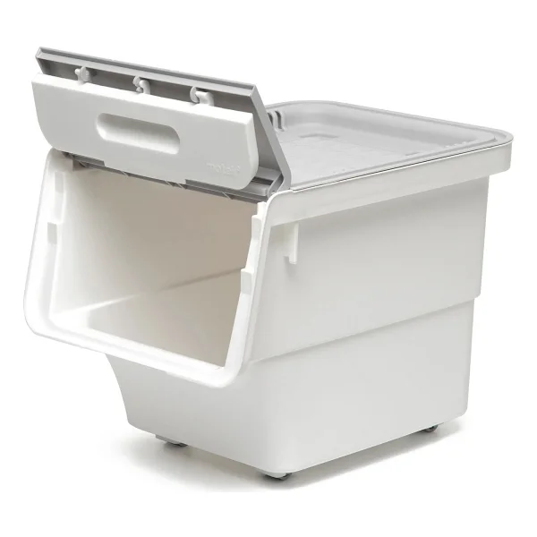Motek Çok Amaçlı Tekerlekli Banyo Rafı 3 X 12 Lt - Gri - Görsel 5