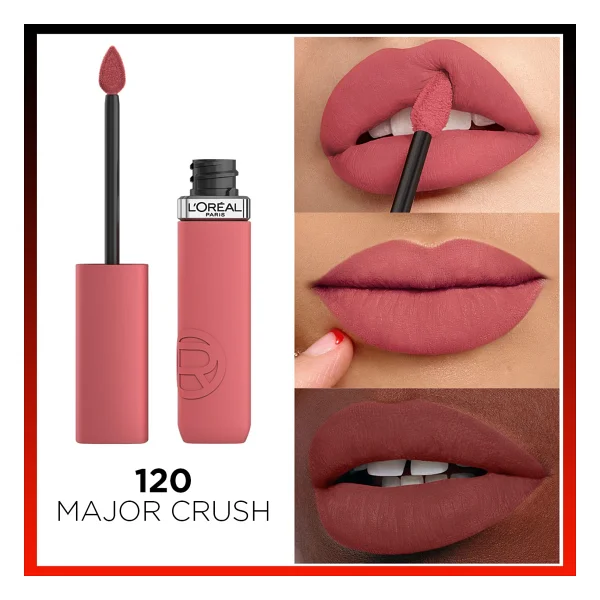 L'oreal Paris Infaillible Matte Resistance 120 Major Crush Likit Ruj - Görsel 3