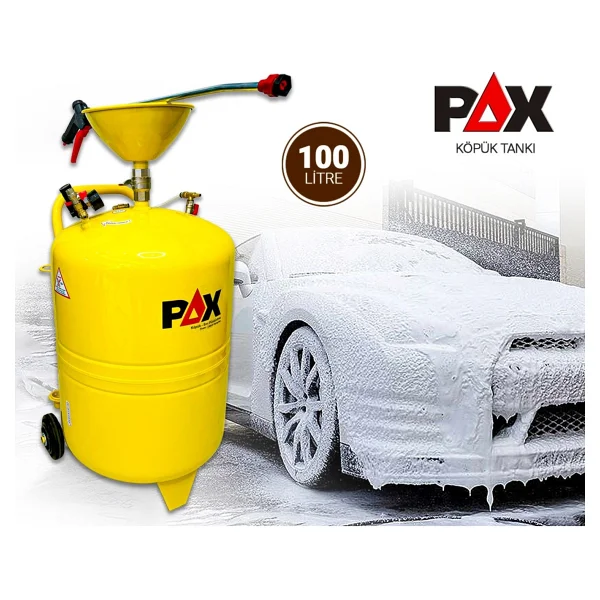 Pax 100 Litre Kopuk Tanki Kopuk Puskurtme 10 Metre Hortum Tabancali - Görsel 3