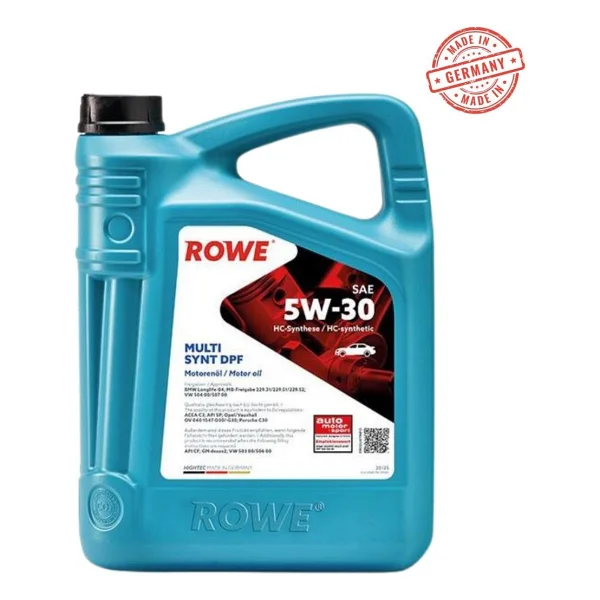 Rowe Hightec Multi Synt 5w-30 Dpf 5 Lt Motor Yağı - Görsel 4