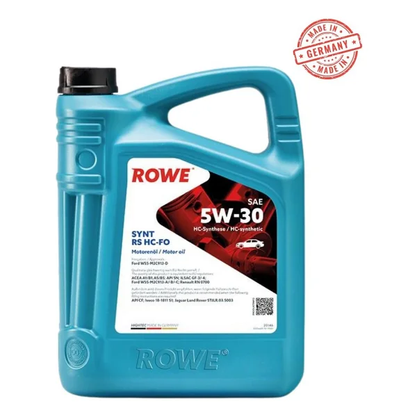 Rowe Hightec Synt RS 5W-30 HC-FO 5 lt Motor Yağı - Görsel 4