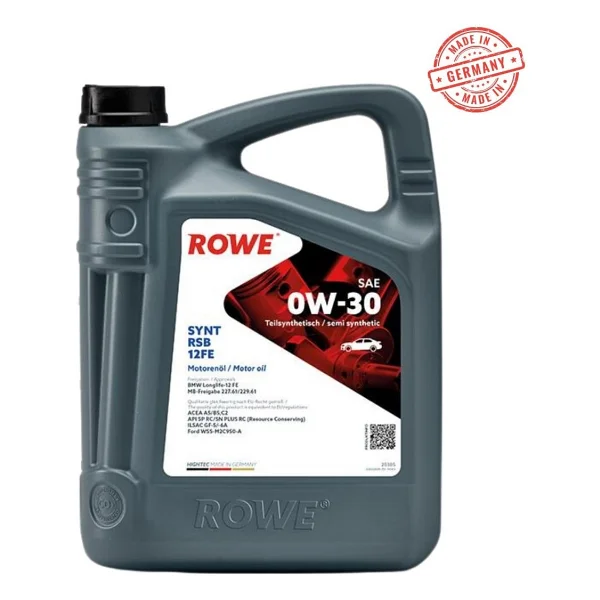 Rowe Hightec Synt RSB 12FE 0W-30 4 lt Motor Yağı - Görsel 3