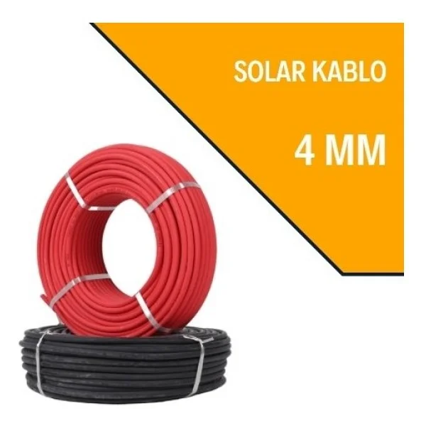 Lexron Güneş Paneli Solar Kablosu 4mm2 - Görsel 5