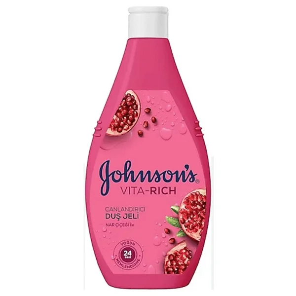 Johnson's Vita-Rich Nar Çiçeği Duş Jeli 400 Ml - Görsel 4