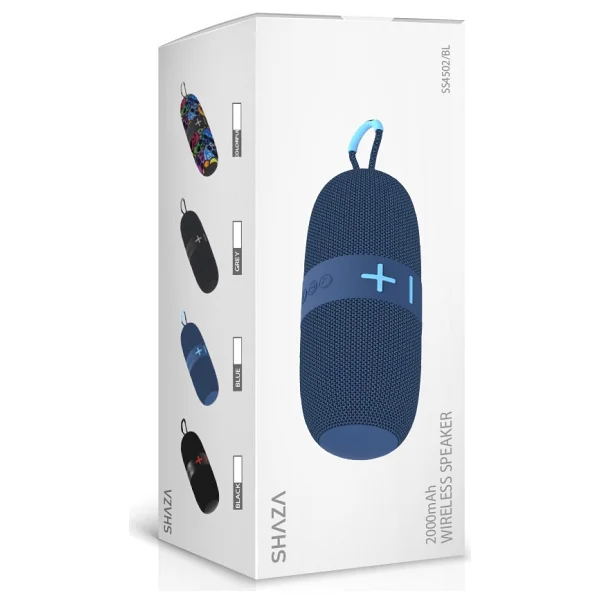 Shaza Ss4502 Mavi Bluetooth Hoparlör - Görsel 3