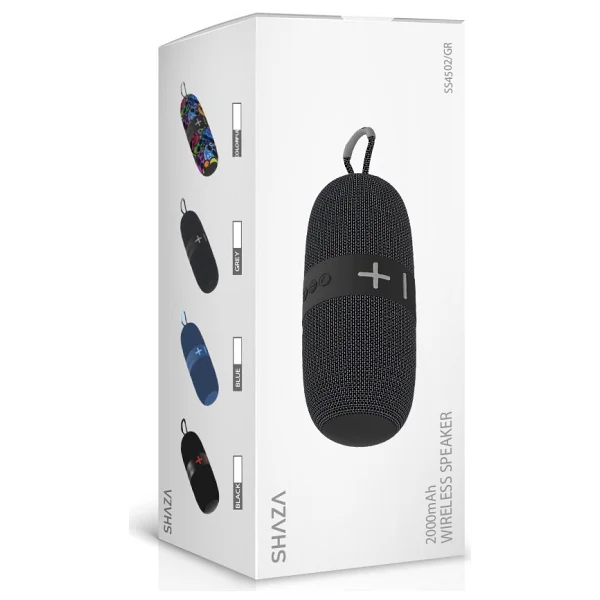 Shaza Ss4502 Gri Bluetooth Hoparlör - Görsel 3