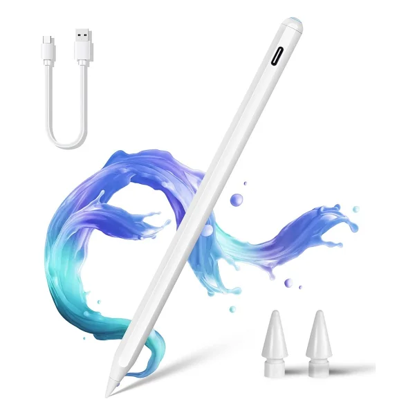Xiaomi Redmi Pad 2 Pad Se 11ınç Mi Pad 7 Uyumlu Tablet Kalemi Çizim Ve Yazı Kalemi Stylus Active Pen 2adet Uç - Beyaz - Görsel 9