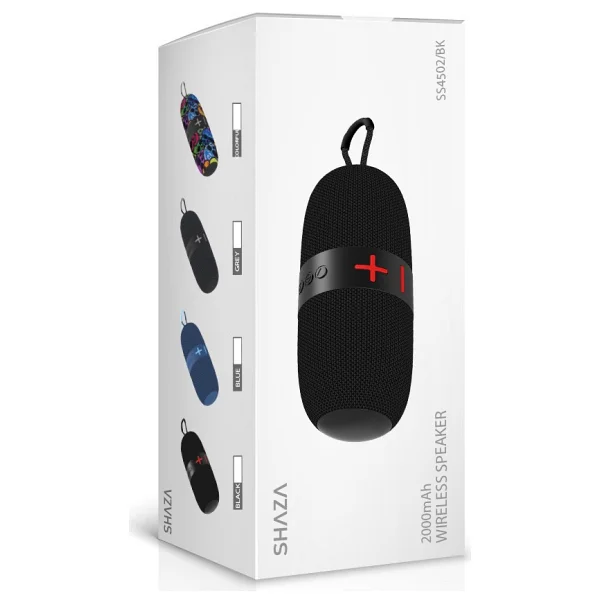Shaza Ss4502 Siyah Bluetooth Hoparlör - Görsel 3