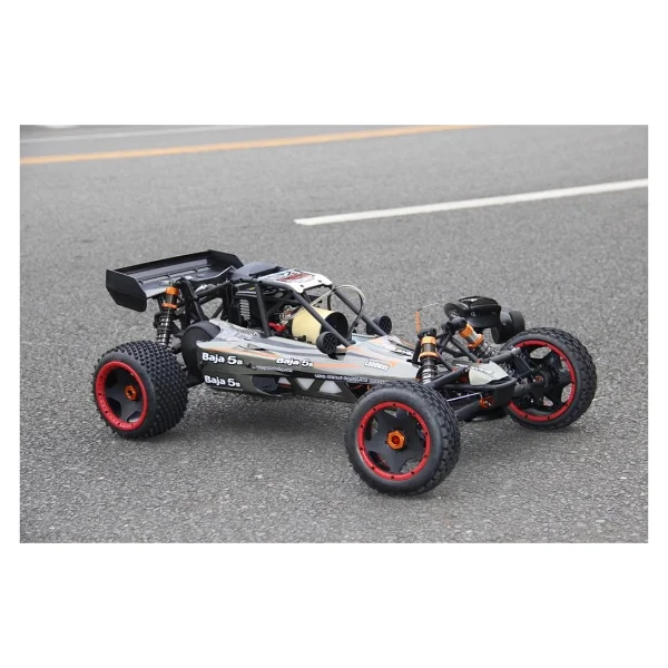 Sy Racıng 1/5 Baja 5b 30.5cc Rtr Kurşunsuz Benzinli Uzaktan Kumandalı Rc Arazi Model Araba 80+ Kmh 75cm Uzunluk Offroad Gri( Kullanıma Hazır ) - Görsel 9