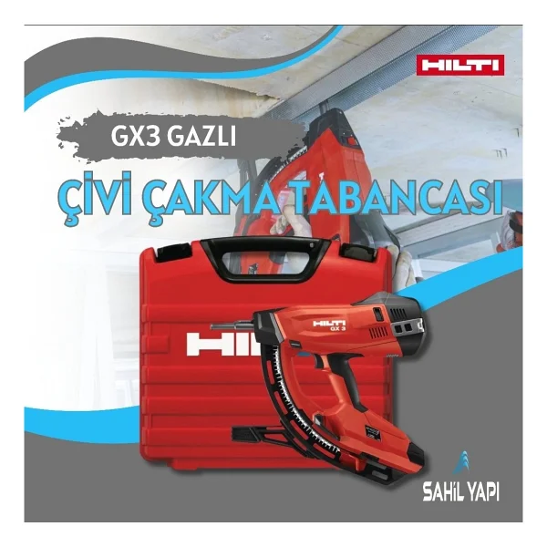 Hilti Gx 3 Gazlı Çivi Çakma Makinesi - Görsel 2