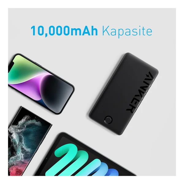 Anker Powercore 323 10000 mAh Hızlı Şarj Powerbank - Görsel 3