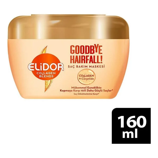 Elidor Collagen Blends Şampuan 350ml Saç Bakım Kremi 170ml Saç Bakım Maskesi 160ml Saç 3lü Set - Görsel 2