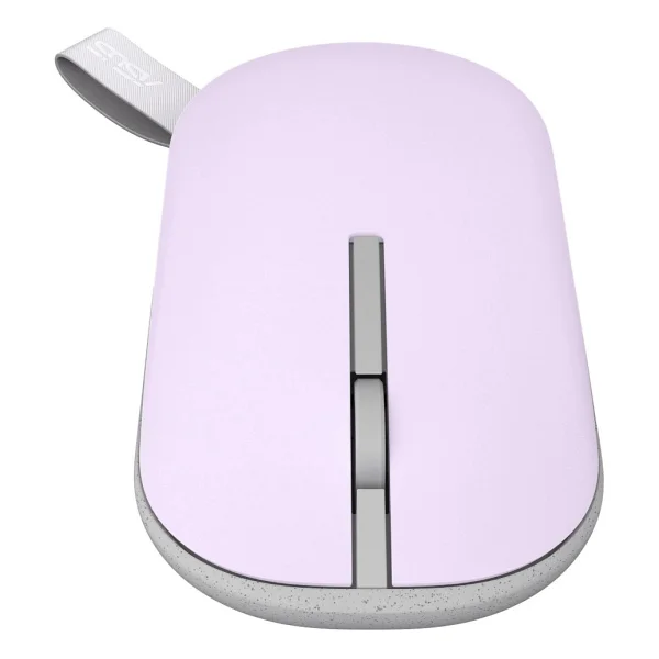 Asus Marshmallow MD100 Mor Sessiz Optik Kablosuz Mouse - Görsel 3