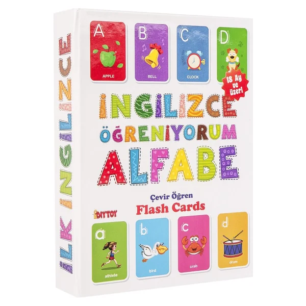 Diytoy İngilizce Alfabe Flash Cards 18 Ay+ - Görsel 4