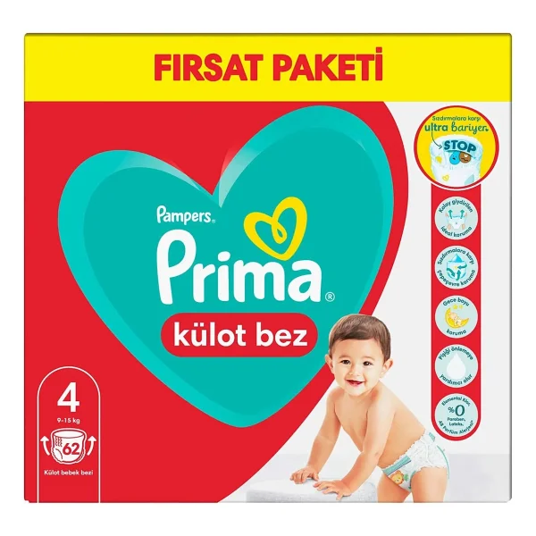 Prima 4 Numara Maxi 62'li Külot Bez - Görsel 5