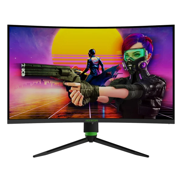 Monster Aryond A32 V1.1 31.5" 1 Ms 2k Pivot Curved 165 Hz Oyuncu Monitörü - Görsel 2