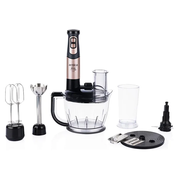Arnica Diva Pro Gh21803 1200 W Blender Seti Siyah - Görsel 6