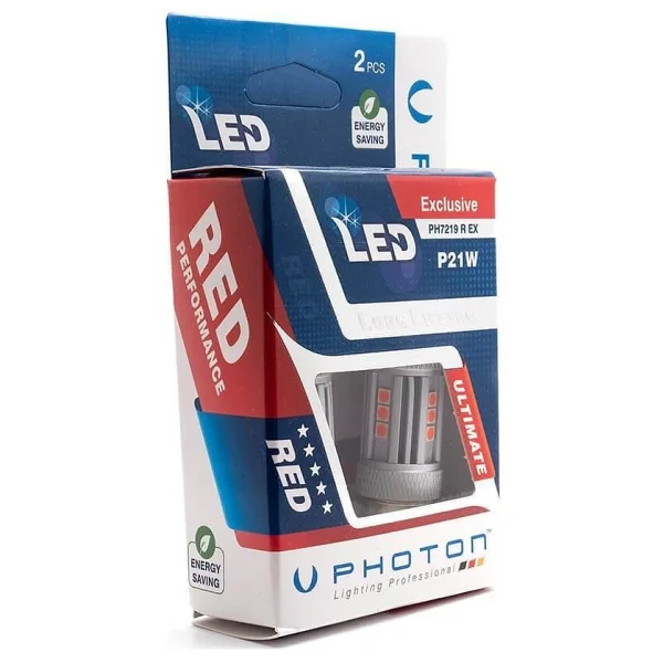 Photon P21w Tek Duy LED Red (Kırmızı) Exclusive Serisi Ph7219 R Ex - Görsel 3