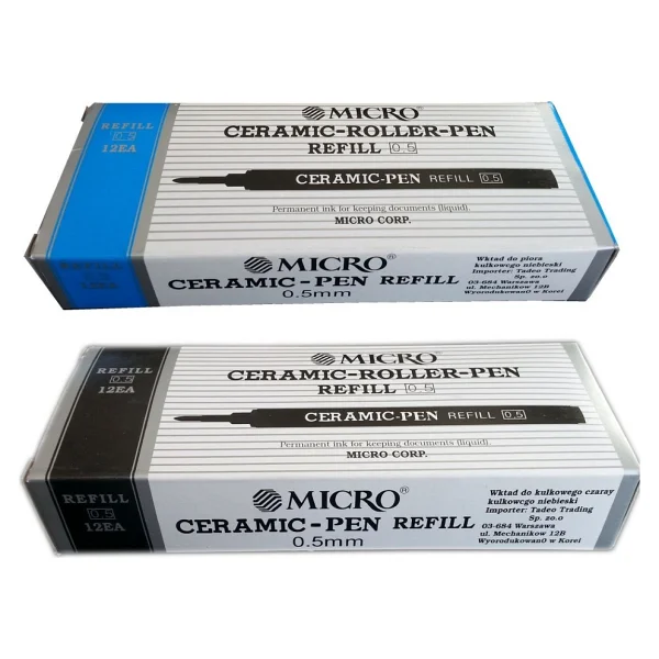 Micro Ceramic Pen Refil Roller Kalem Yedeği 0.7 Mm Mavi 1 Adet - Görsel 2