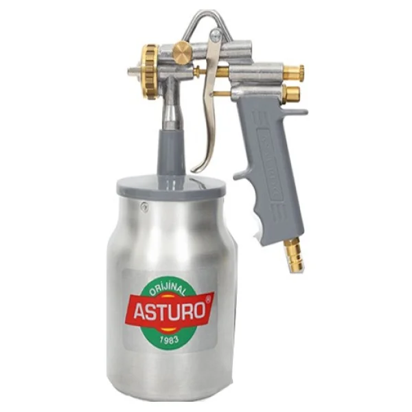 Asturo G70 1.8 Mm Alttan Depolu Havalı Boya Tabancası - Görsel 2