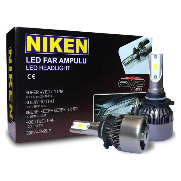 Niken Far Ampulü LED Xenon Pro Serisi H27 - Görsel 5