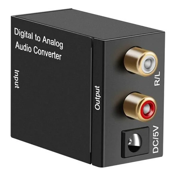 Digital To Analog Stereo Rca Optik Toslink Ses Çevirici Dönüştürücü - Görsel 10