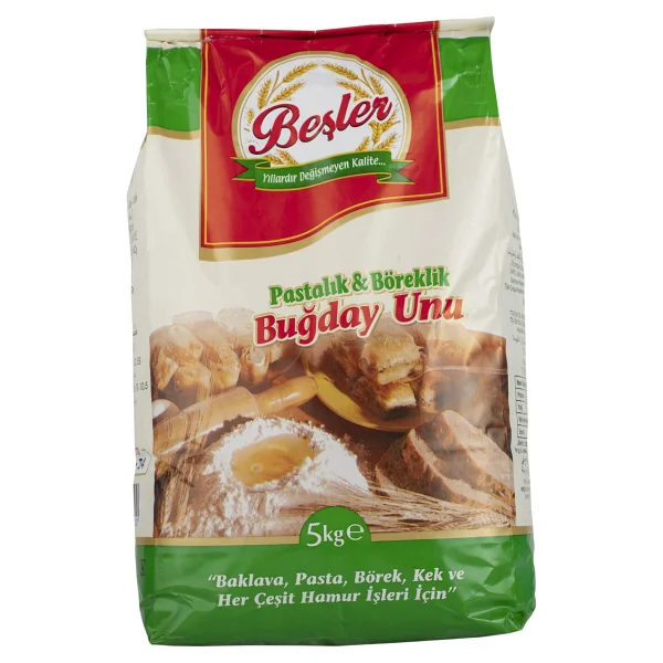 Beşler Un 5 Kg Pastalık Böreklik Un - Görsel 3