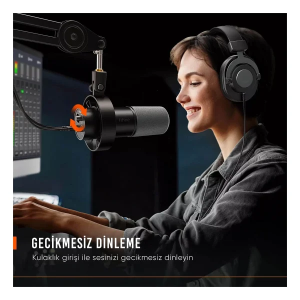 Fifine K688 Xlr/USB Dinamik Stüdyo Mikrofonu - Görsel 10