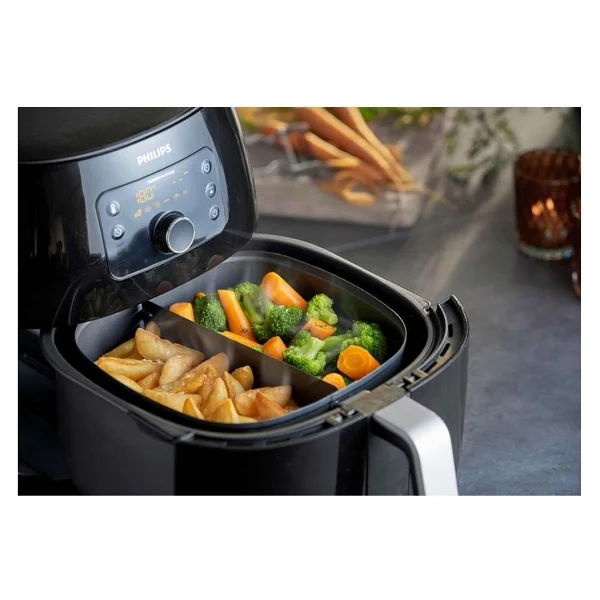 Philips Airfryer XXL Avance Collection 7.3 Lt Yağsız Ultra Premium Fritöz + Luciole Lambader - Siyah - Görsel 4