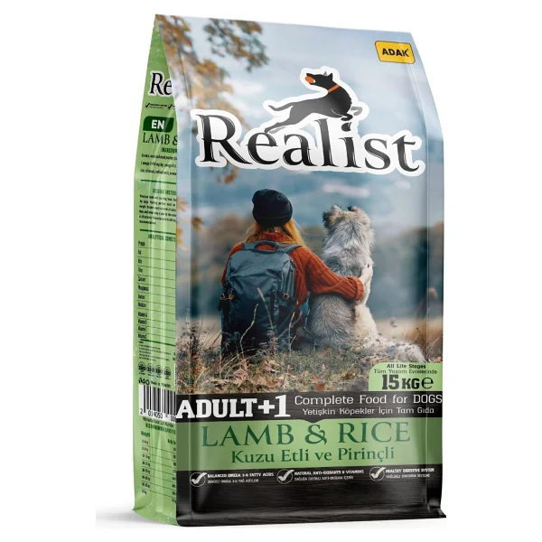 Realist Kuzu Etli Ve Pirinçli 15 Kg Köpek Maması - Görsel 5