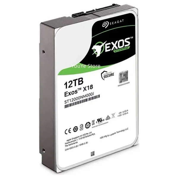 Seagate Exos X18 St12000nm000j Sata 3.0 7200 Rpm 3.5" 12 TB Harddisk - Görsel 2