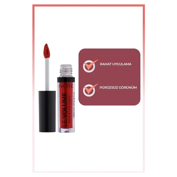 Note Le Volume Plump & Care 06 Hearthbreaker Dudak Parlatıcısı - Görsel 3