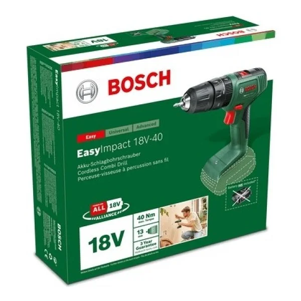 Bosch Easyımpact 18v-40 Darbeli Vidalama Makinesi - Görsel 2