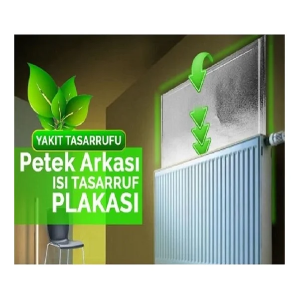Ankaflex 3 Adet Petek Kalorifer Arkası Isı Yalıtım Izolasyon Levhası Radyatör Arkalığı Plaka - Görsel 6