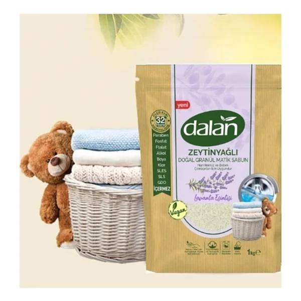Dalan Zeytinyağlı Lavanta Esintisi Doğal Granül Sabun 1000 Gr 4 Adet - Görsel 4