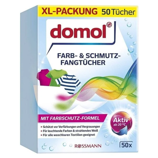 Domol Renk Ayırıcı Mendil Çamaşır Makinesi Için 50'l - Görsel 2