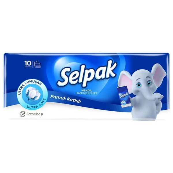 Selpak Mendil Cep Klasik 10'lu 4 Adet - Görsel 2