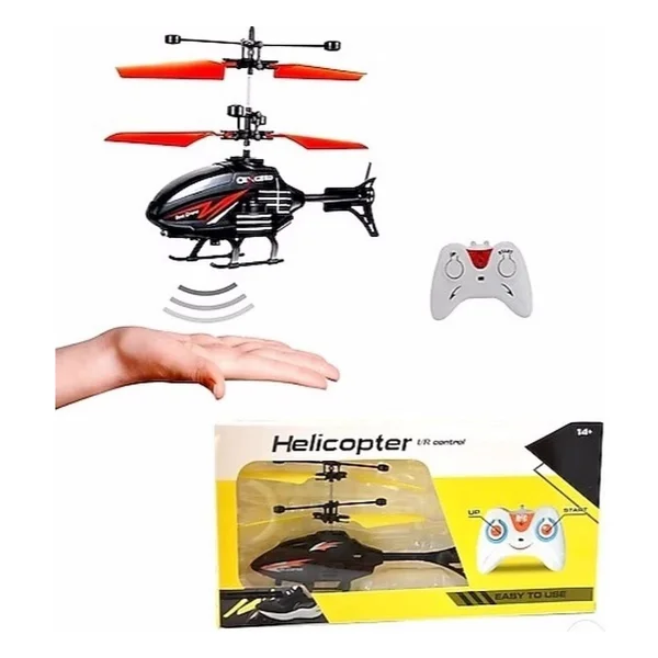 Bibizde El Sensörlü Kumandalı Uçan Helikopter Şarjlı Mini Drone - Görsel 2