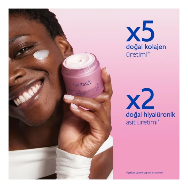 Caudalie Resveratrol Lift Refill Yedek Kapsül Sıkılaştırıcı Gece Kremi 50 Ml - Görsel 5