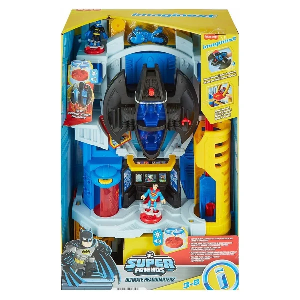 Imaginext Dc Super Friends Ultimate Hq Macera Seti Hnw08 - Görsel 7