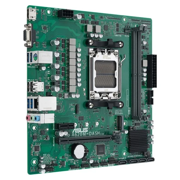 Asus Pro A620m-Dash-Csm AMD Am5 DDR5 Micro Atx Anakart - Görsel 3