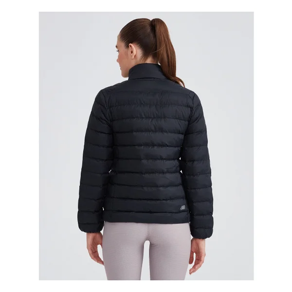 Skechers Outerwear Pop Up S231240-001 Siyah Kadın Şişme Mont - Görsel 4