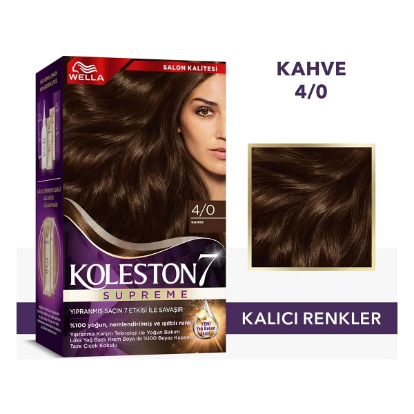 Koleston Supreme 4.0 Kahve Saç Boyası - Görsel 2