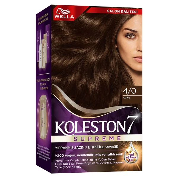 Koleston Supreme 4.0 Kahve Saç Boyası - Görsel 4