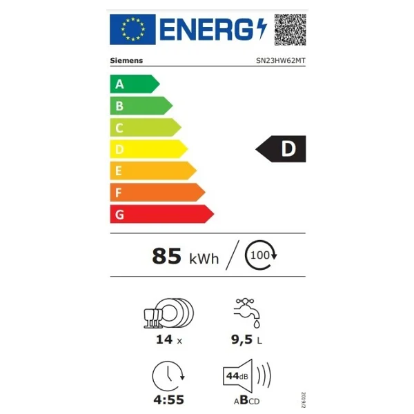 Siemens Sn23hw62mt 6 Programlı Bulaşık Makinesi - Görsel 4
