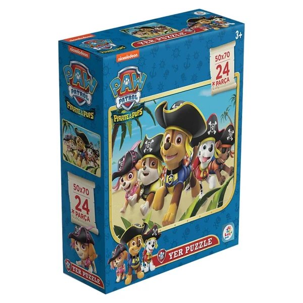 Laço Kids Paw Patrol Pirate Pups 24 Parça Yer Puzzle Pw7934 - Görsel 2