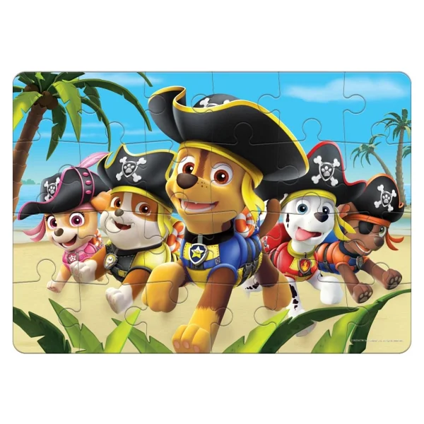 Laço Kids Paw Patrol Pirate Pups 24 Parça Yer Puzzle Pw7934 - Görsel 3