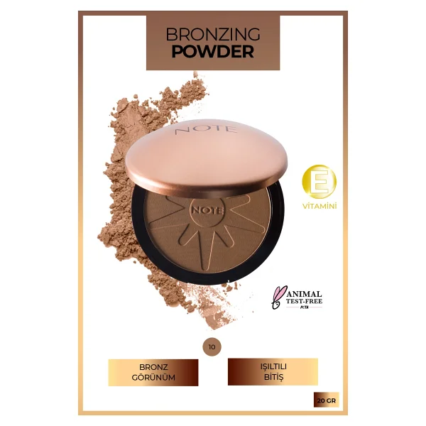 Note Bronzing Powder Bronzer - Görsel 5
