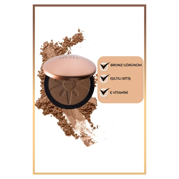 Note Bronzing Powder 20 Koyu Bej Bronzer - Görsel 2